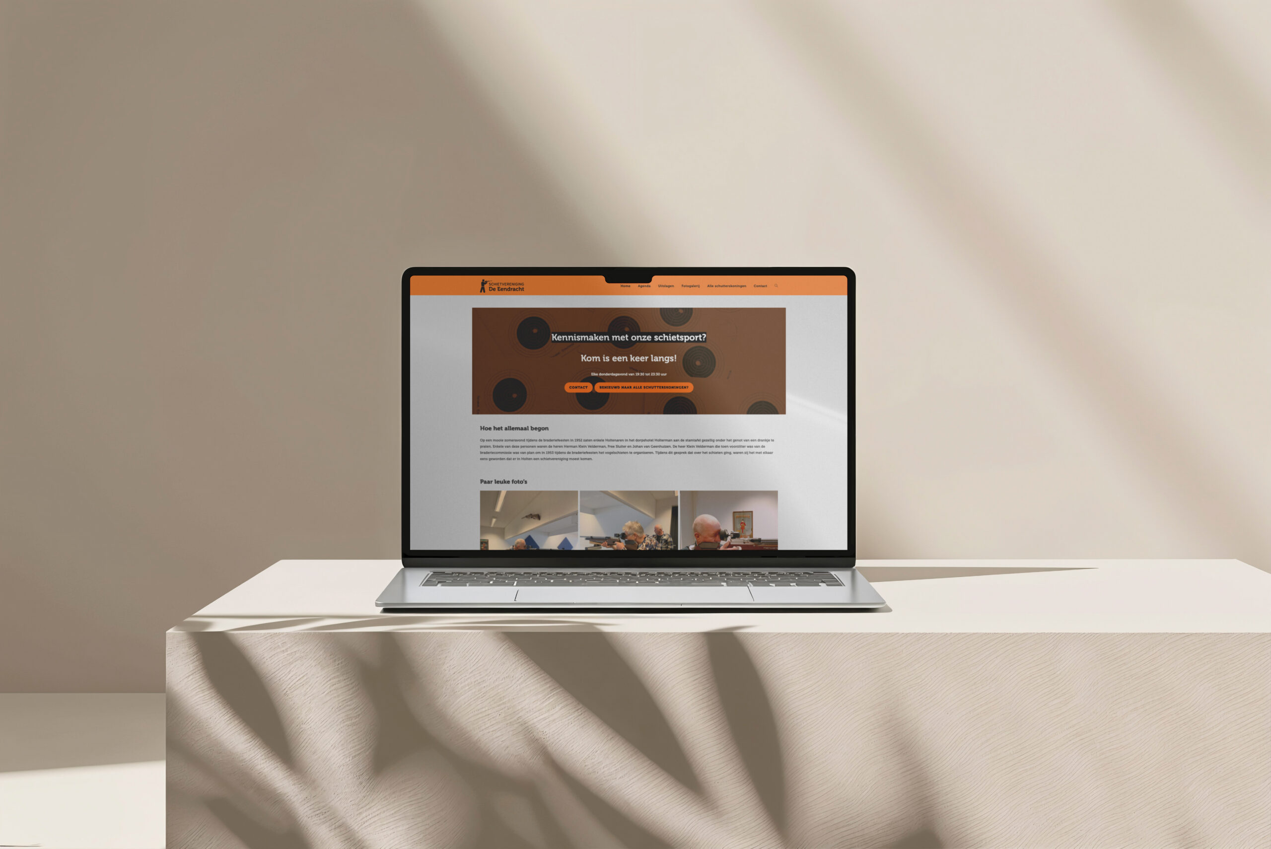 Schietvereniging De Eendracht – Website